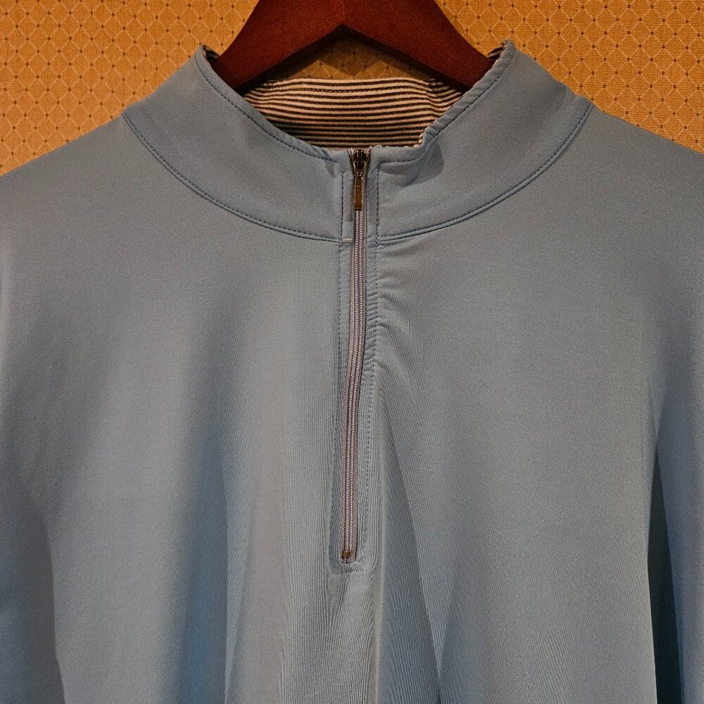 Live Oak Brand Quarter-Zip Pullover – Pale Blue | American Classic Essential